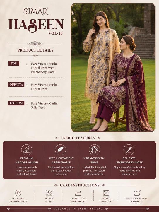 Glossy simar haseen vol - 10 wholesale dress materials coimbatore